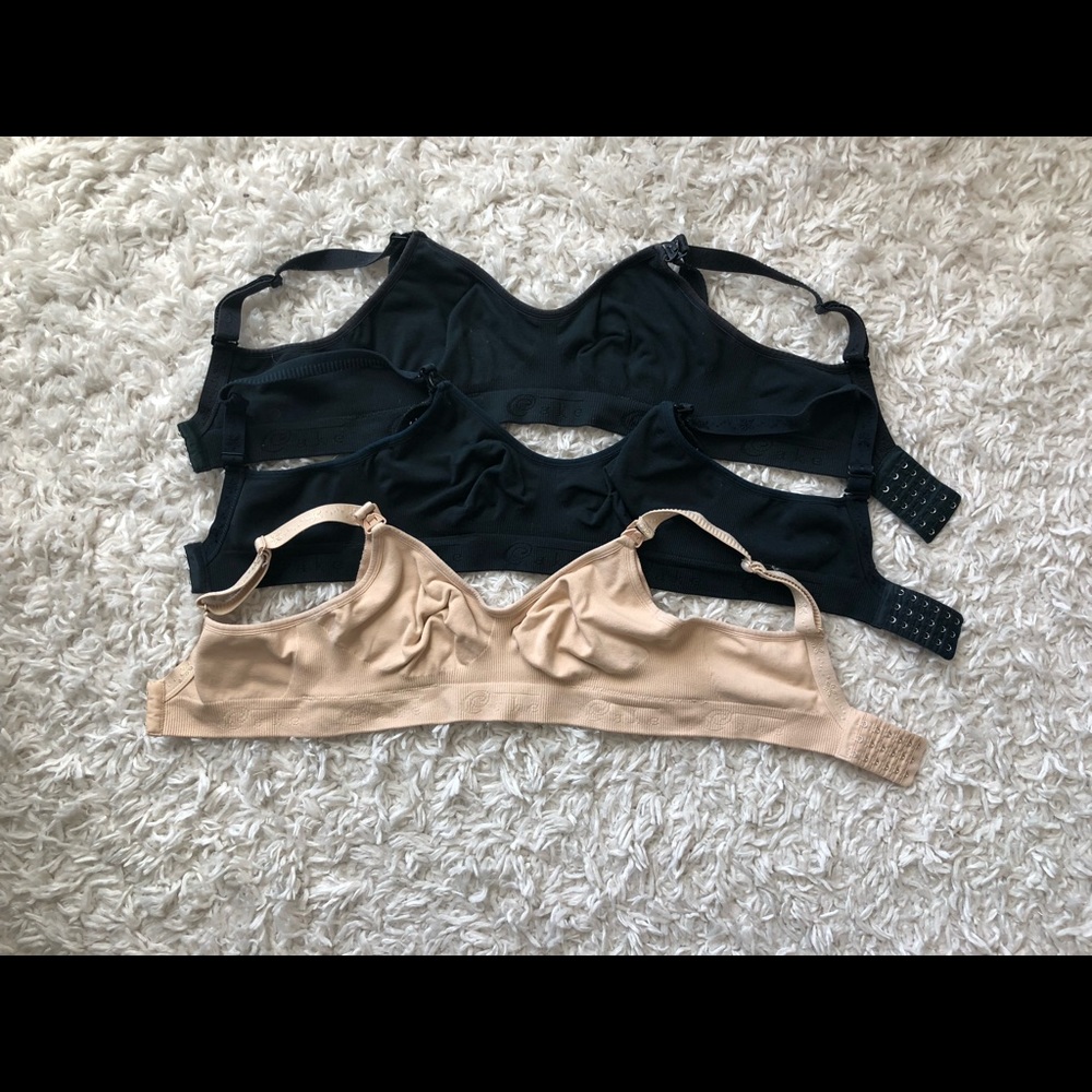 3 Cake Maternity "rock candy" nursing bras, used condition